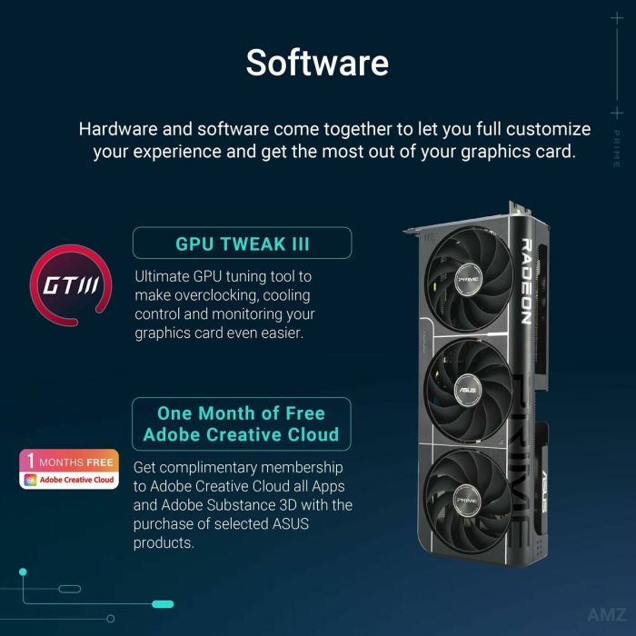 Carte Graphique Asus 90YV0LF1-M0NA00 GDDR6 RADEON RX 9060 XT 16 GB 28 Carte Graphique Asus 90YV0LF1-M0NA00 GDDR6 RADEON RX 9060 XT 16 GB 28