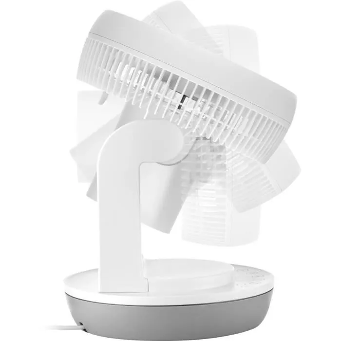 Sencor SFE 2340WH - Ventilateur de bureau silencieux 23 cm, 3 vitesses, télécommande, oscillation horizontale 70° et verticale 90°, minuterie 1-8h