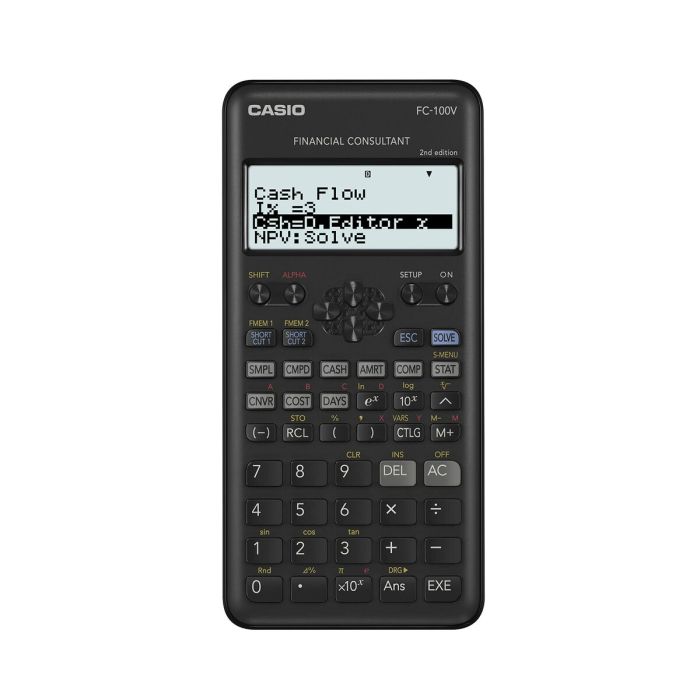 Calculatrice scientifique Casio FC-100V Noir 3 Calculatrice scientifique Casio FC-100V Noir 3