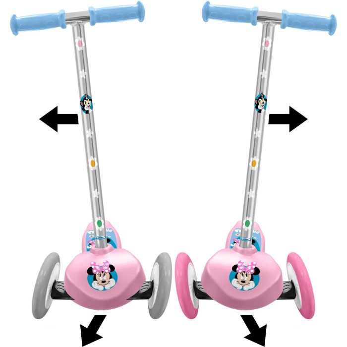 Trottinette steering enfant - MINNIE - MN432045 - 3 roues - Rose 4 Trottinette steering enfant - MINNIE - MN432045 - 3 roues - Rose 4