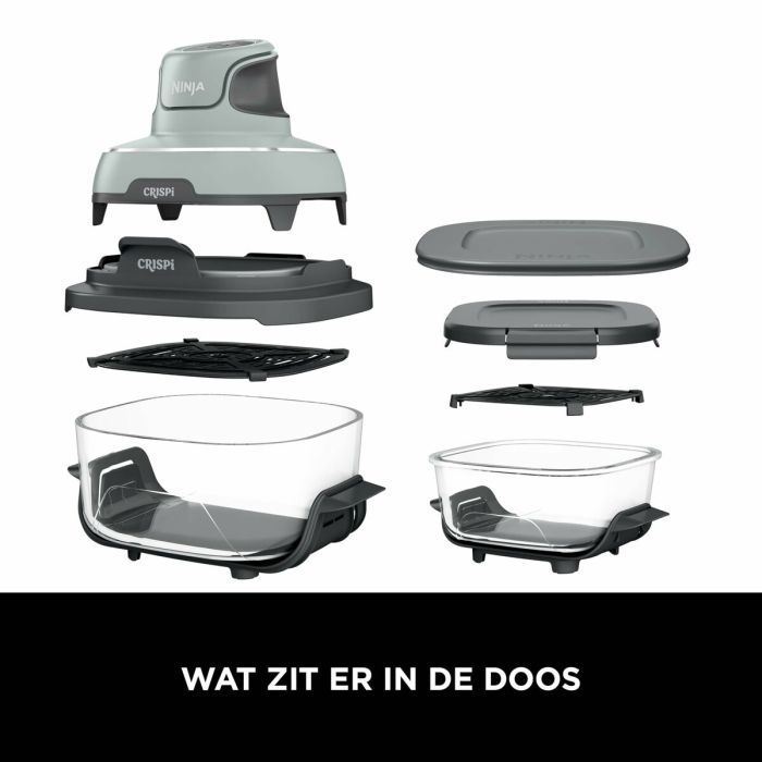 Friteuse à Air NINJA CRISPI Vert 1700 W 3,8 L 22 Friteuse à Air NINJA CRISPI Vert 1700 W 3,8 L 22
