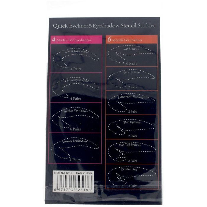 Momo Plantillas Make-Up Contorno Y Sombras De Ojos 64 Unidades 1