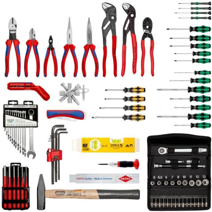 KNIPEX Werkzeugkoffer Robust45 Move Mechanik 1
