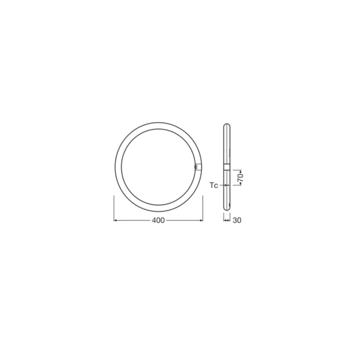 Ledvance Tubo LED T9 LVE-4099854042560, 24W, 2900Lm, 4000K, 110°, IP20 1