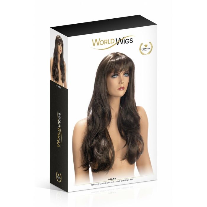 Accessoire Érotique World Wigs Diane Marron Perruques 1