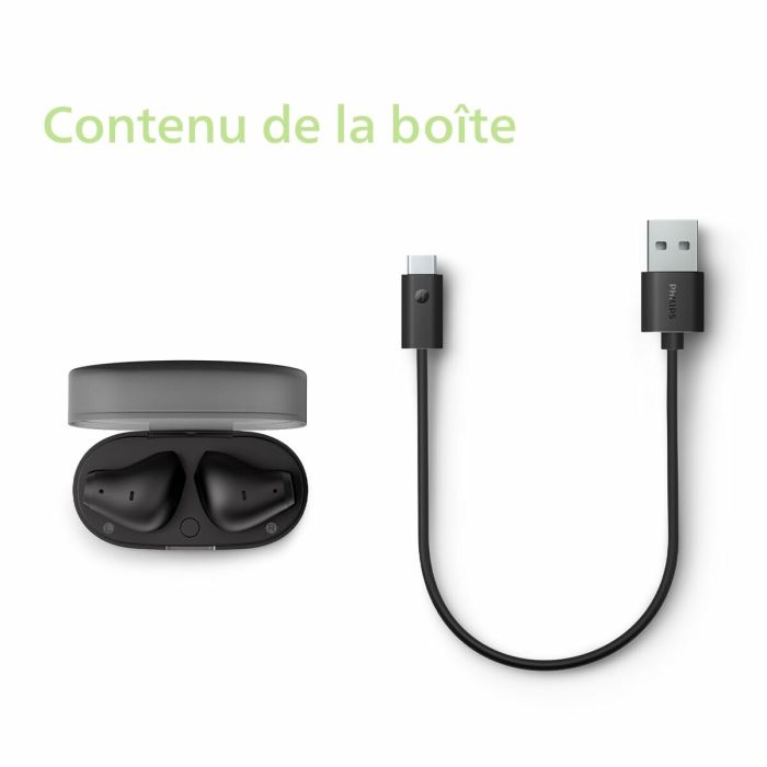Oreillette Bluetooth Philips TAT2139BK/00 Noir 1 Oreillette Bluetooth Philips TAT2139BK/00 Noir 1