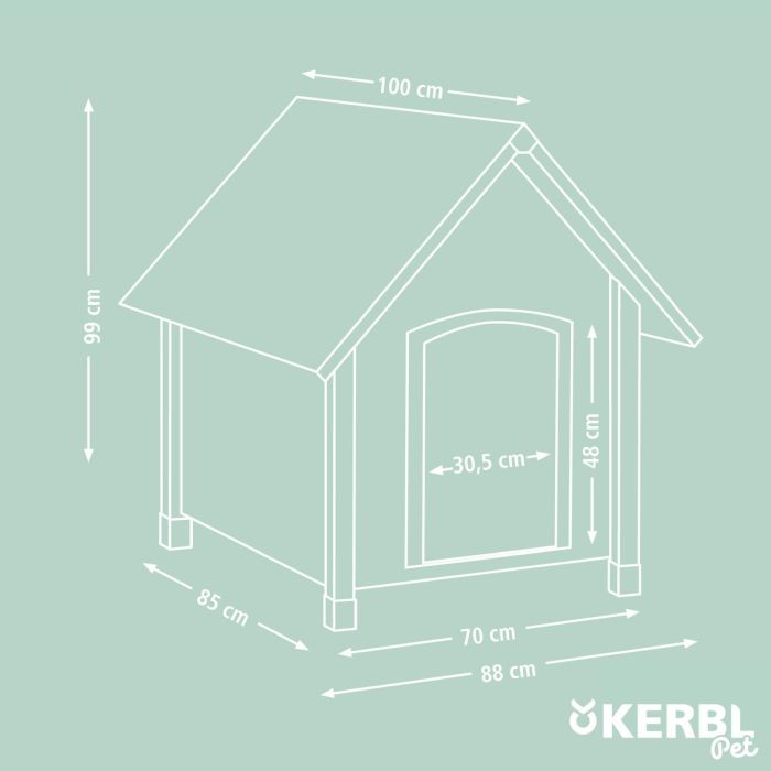 Cabane Kerbl Bois Carton Plastique 1 Cabane Kerbl Bois Carton Plastique 1
