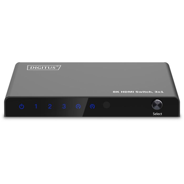 DIGITUS HDMI Switch, 3x1 8K/60Hz HDR, HDCP 2.3 3 DIGITUS HDMI Switch, 3x1 8K/60Hz HDR, HDCP 2.3 3