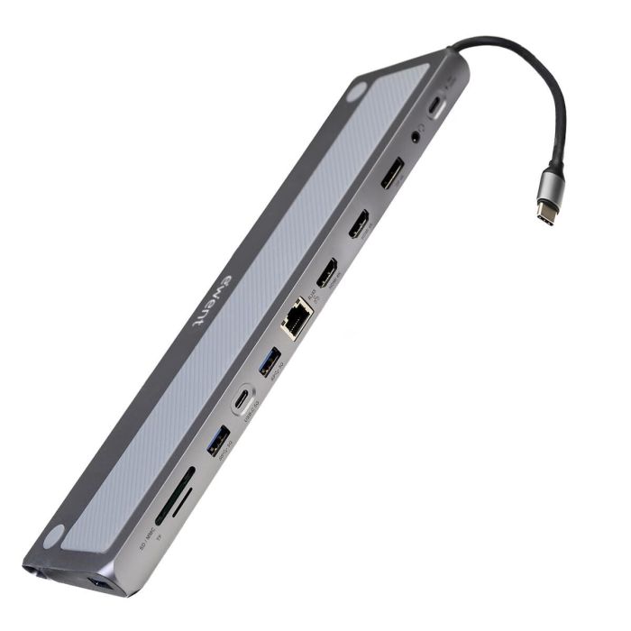 Hub USB Ewent EW1150 Gris 10