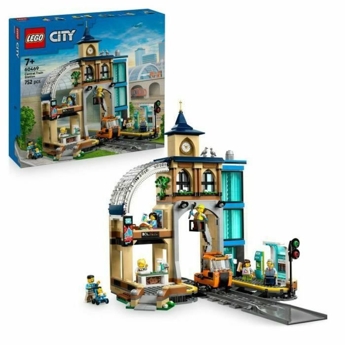 LEGO 60469 City Estación Central Set de construcción para niños y niñas de 7 años en adelante