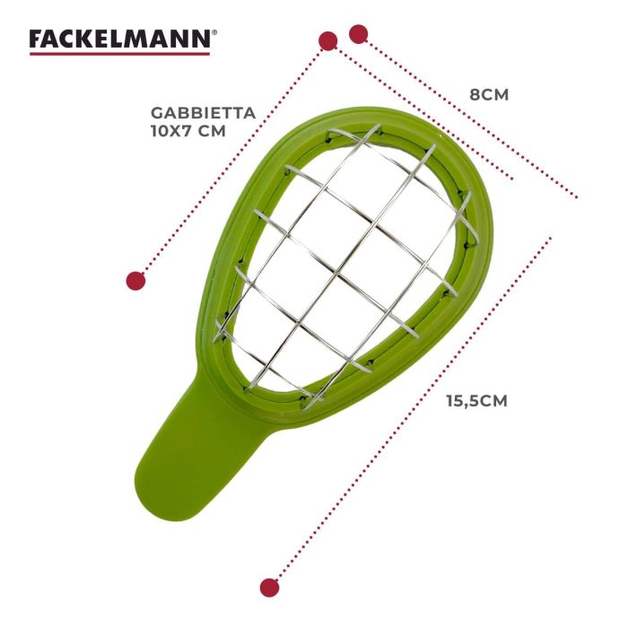 Coupe-Avocat Fackelmann 16 cm Vert Acier inoxydable 5 Coupe-Avocat Fackelmann 16 cm Vert Acier inoxydable 5