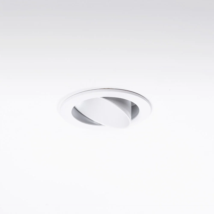 Downlight circulaire GU10 blanc sans douille/ampoule 1