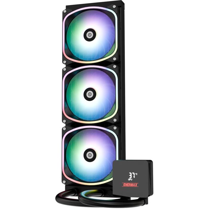 K Enermax Liquid CPU Cooler Aquafusion II 360mm ARGB Black 1