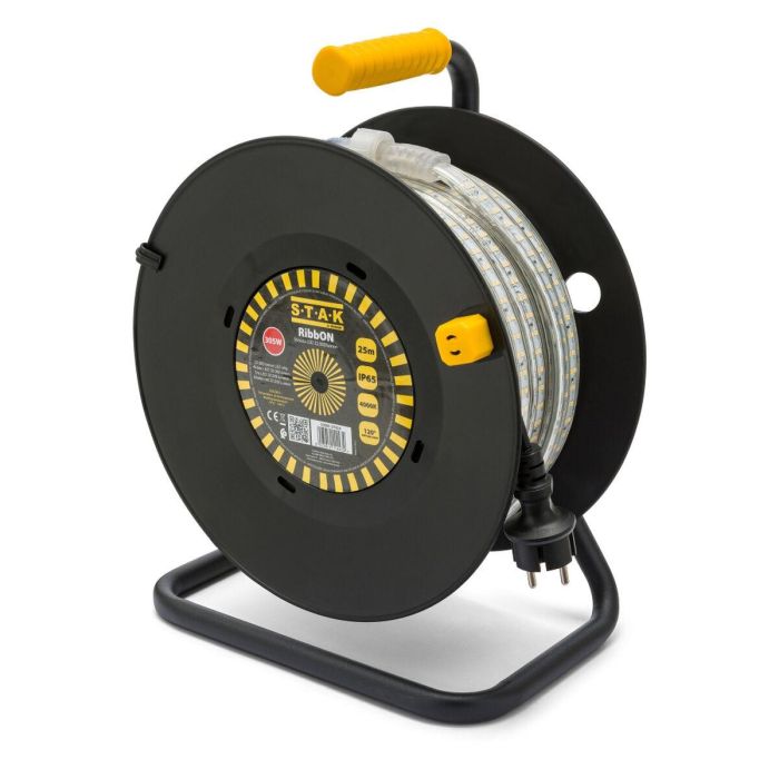 Bandes LED Stak 185 W 15 m Lumière LED 4000 K Noir Transparent 0