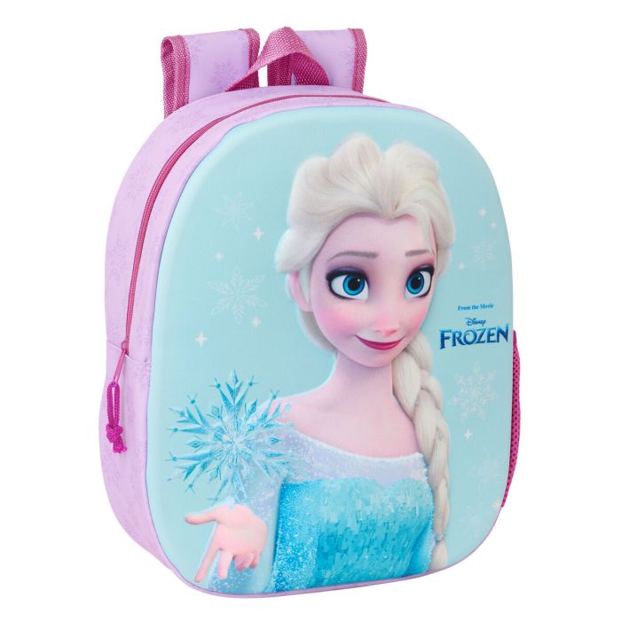 Sac à dos enfant Frozen Rose Bleu ciel 27 x 33 x 10 cm 3D 0 Sac à dos enfant Frozen Rose Bleu ciel 27 x 33 x 10 cm 3D 0