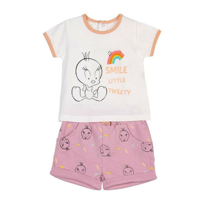 Ensemble de Vêtements Looney Tunes Rose 9 mois