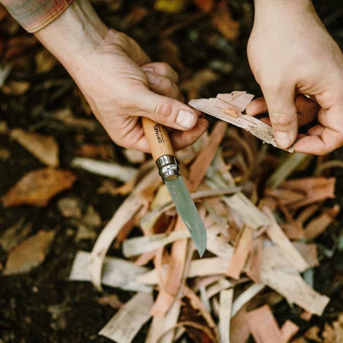 Couteau Opinel Nº6 7 cm Acier inoxydable Bois de hêtre 9