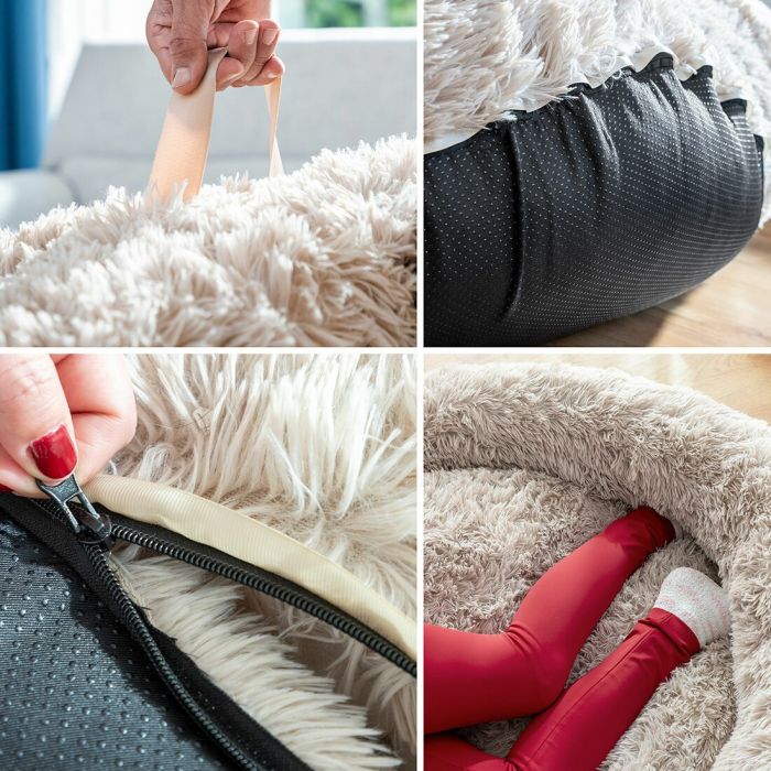 Lit de Chien pour Humains | Human Dog Bed XXL InnovaGoods Beige 6