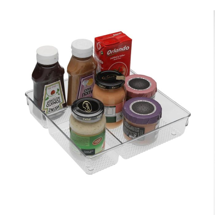 Range-couverts Versa Transparent Plastique 23,2 X 5,6 X 23,2 CM 1