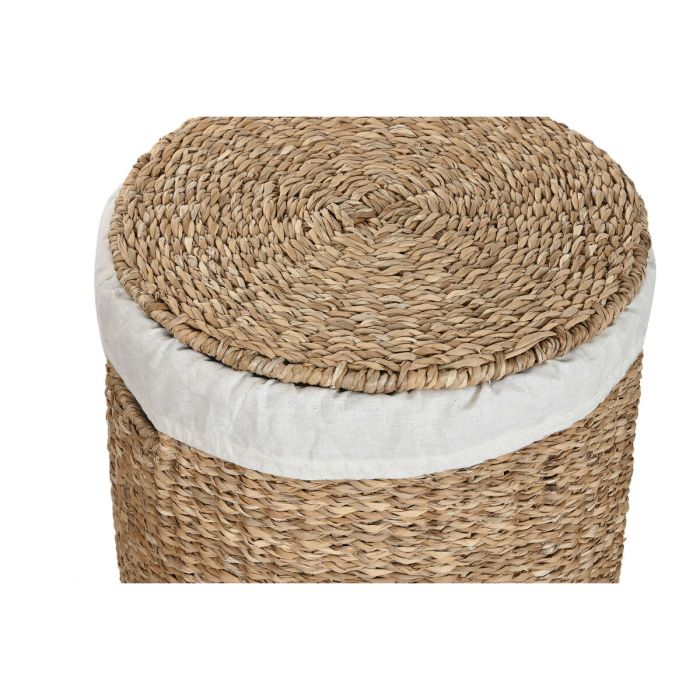 Set de basket Home ESPRIT Blanc Naturel Herbier marin (3 Pièces) 4