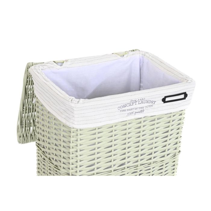 Panier Multi-usages DKD Home Decor Vert osier 44 x 34 x 56 cm 5 Pièces 2 Panier Multi-usages DKD Home Decor Vert osier 44 x 34 x 56 cm 5 Pièces 2