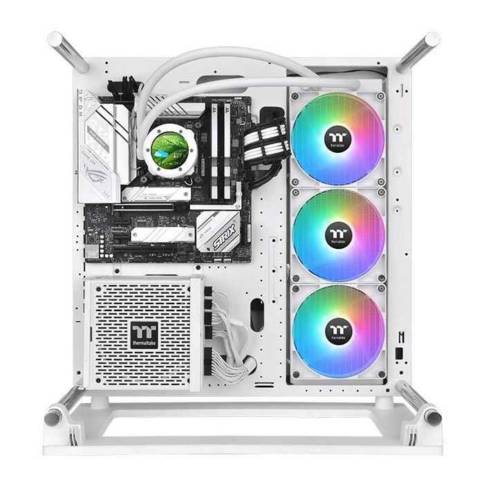K Cooler Wasserkühlung Thermaltake TH420 V2 Ultra ARGB Sync CPU Liquid Cooler Snow Edition All-In-One 4