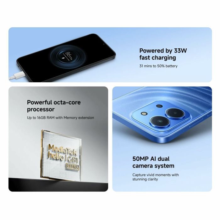 Smartphone Xiaomi Redmi 15C 6,9" 4 GB RAM 128 GB 256 GB Vert 7 Smartphone Xiaomi Redmi 15C 6,9" 4 GB RAM 128 GB 256 GB Vert 7