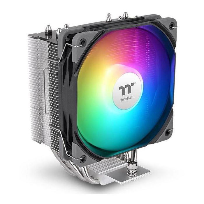 Thermaltake UX400 ARGB - Refroidisseur d'air à ventilateur 12 cm Noir avec éclairage ARGB synchronisé - 4 caloducs - TDP 240W - Pour processeur Thermaltake UX400 ARGB - Refroidisseur d'air à ventilateur 12 cm Noir avec éclairage ARGB synchronisé - 4 caloducs - TDP 240W - Pour processeur