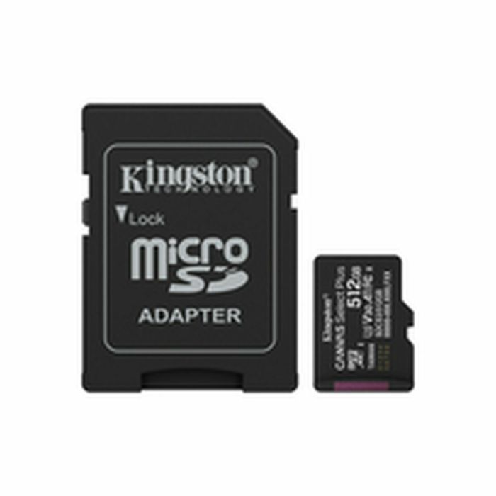 Carte Mémoire Micro SD avec Adaptateur Kingston SDCS3/512GB 512 GB 18