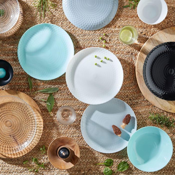 Plato Postre Opal Pampille Blanco Luminarc 19 cm 4