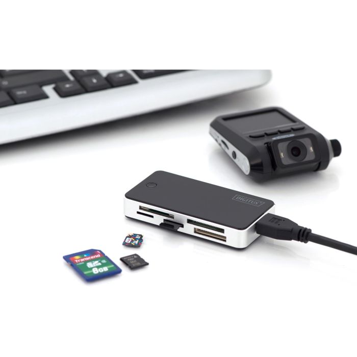 DIGITUS Card Reader USB3.0, extern, schwarz-silber 11