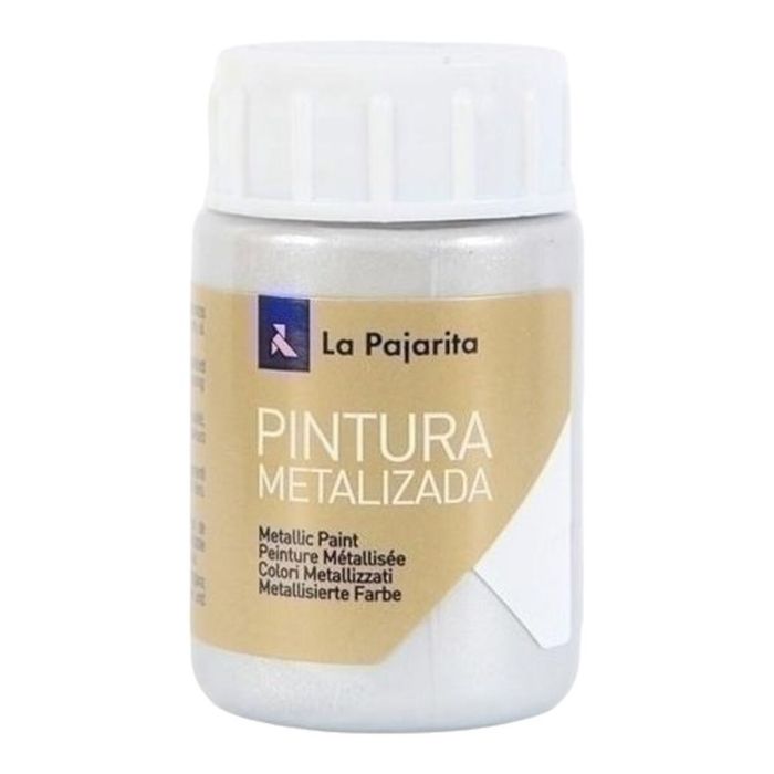 Peinture La Pajarita Argenté 35 ml (6 Unités) 2
