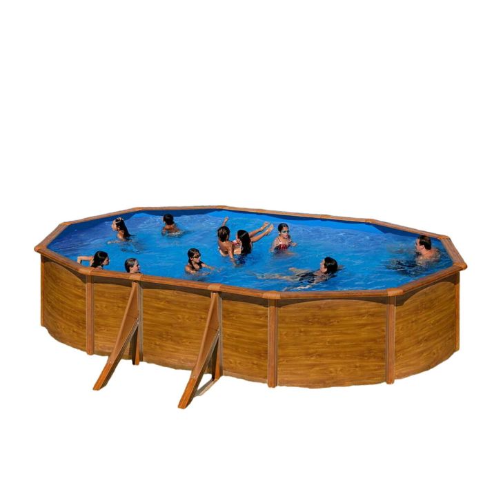 Piscine Démontable Gre Pacific KIT500W Ovale Bois 500 x 300 x 120 cm 0 Piscine Démontable Gre Pacific KIT500W Ovale Bois 500 x 300 x 120 cm 0