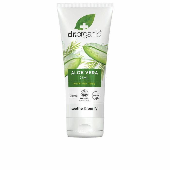 Dr. Organic Gel Aloe Vera Arbre à Thé Hydratant Apaisant Réparateur 200 ml