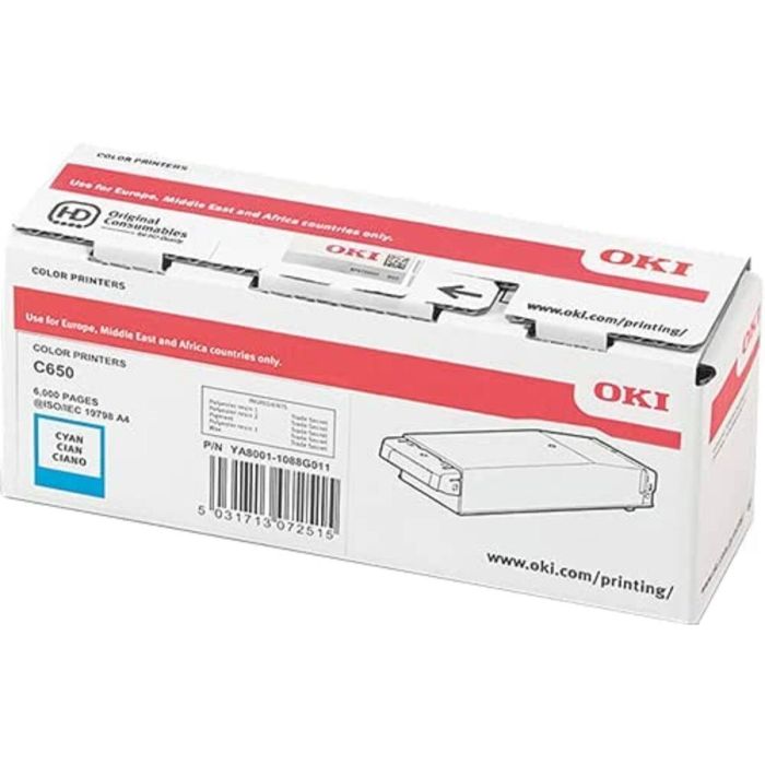 Toner original OKI C650 Cyan 1