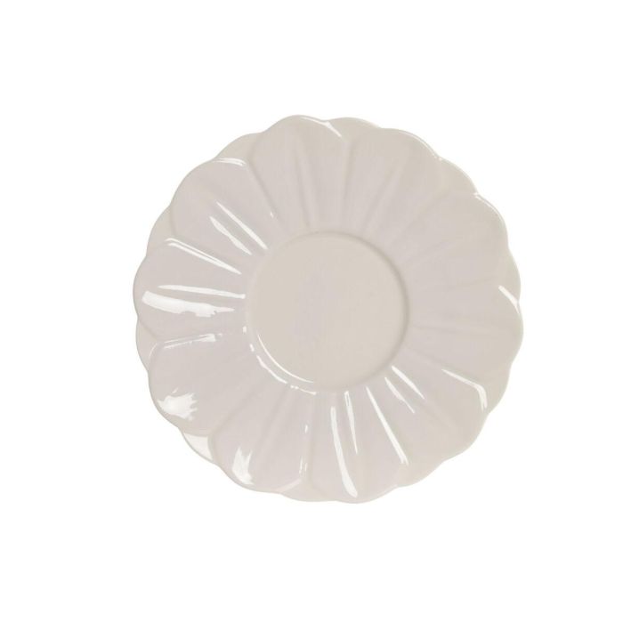 Jeu de 6 tasses avec plat Home ESPRIT Blanc Porcelaine 120 ml 1