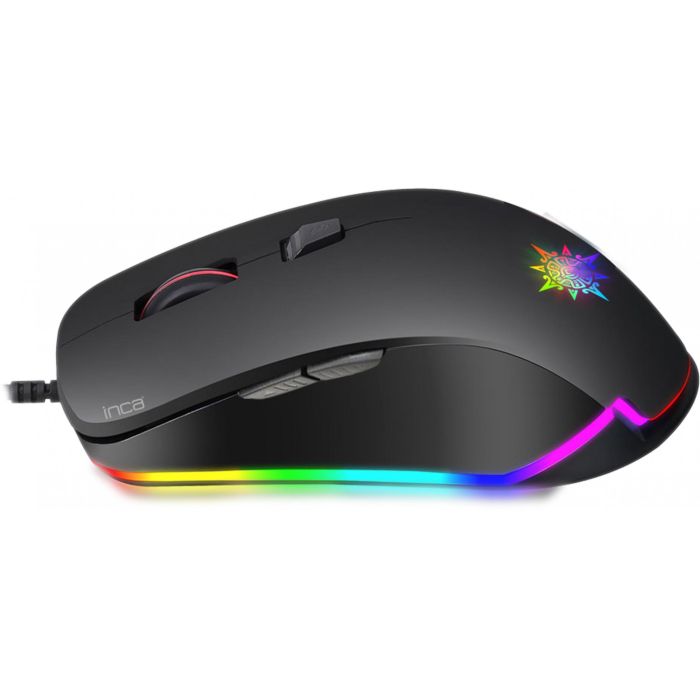 INCA Gaming Maus IMG-327 4800 DPI. RGB. 6 Tasten. USB. SW retail 1