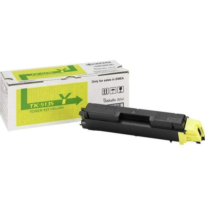 Toner Kyocera TK-5135Y Jaune Noir 1