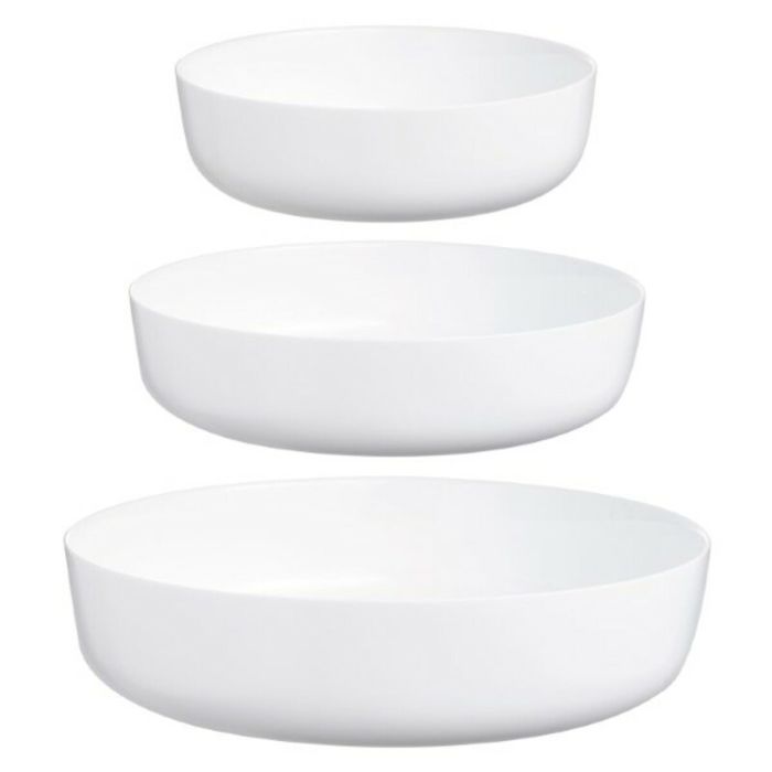 Plat à Gratin Luminarc N7648 Blanc verre 3 Pièces (3 pcs) 1