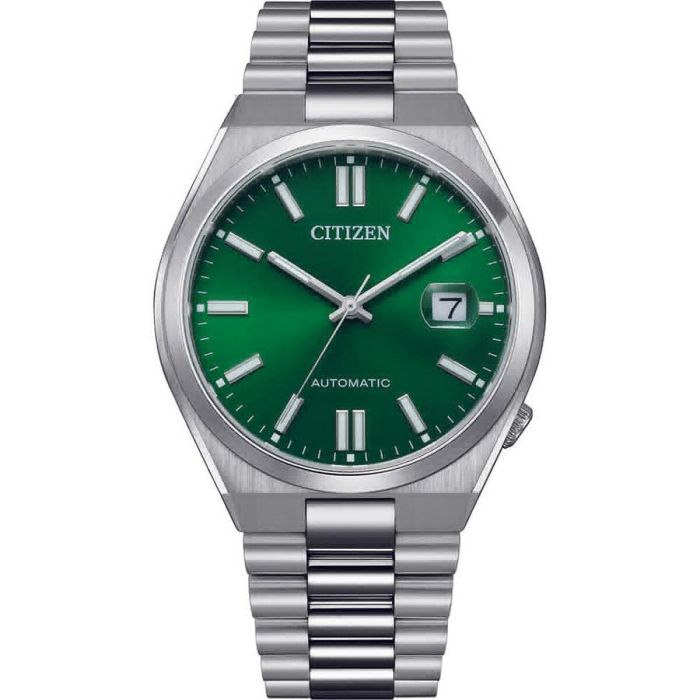 Montre Homme Citizen TSUYOSA AUTOMATIC Vert Argenté (Ø 40 mm) 0 Montre Homme Citizen TSUYOSA AUTOMATIC Vert Argenté (Ø 40 mm) 0