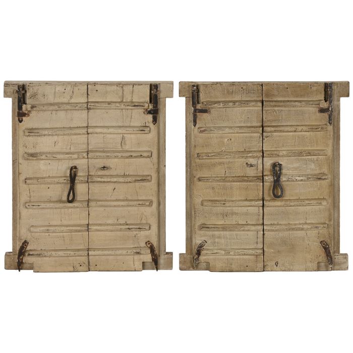 Décoration murale Home ESPRIT Beige Naturel Fenêtre 45 X 5 X 51 cm 7 Décoration murale Home ESPRIT Beige Naturel Fenêtre 45 X 5 X 51 cm 7