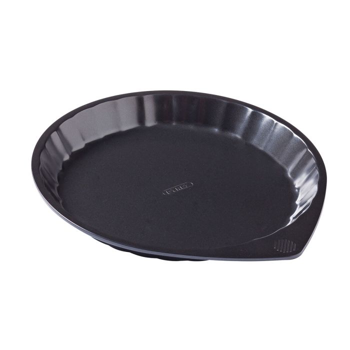 Moule à gâteaux Pyrex Magic Noir Métal Plat Rond Ø 27 cm 6 Unités 1