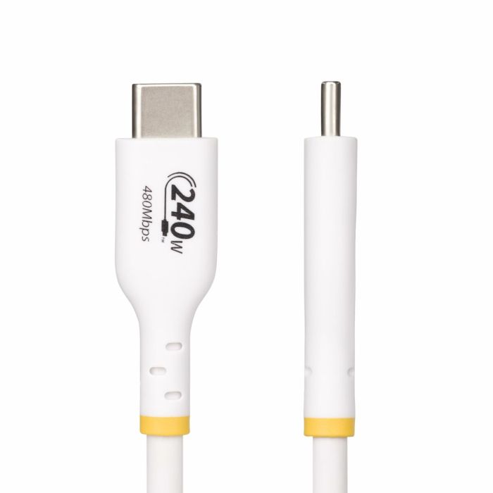 Câble USB Startech USB2EPR1MW Blanc 1 m 2