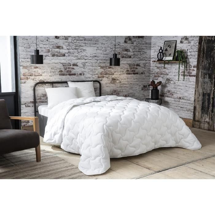 ABEIL Couette chaude Douceur Absolue 220x240 cm blanc 3