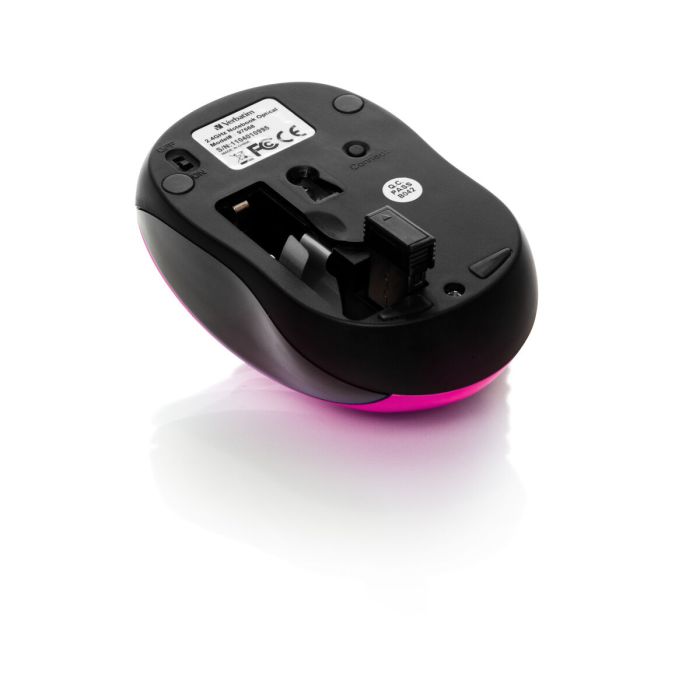 Souris Optique Verbatim GO NANO Rose 2 Souris Optique Verbatim GO NANO Rose 2