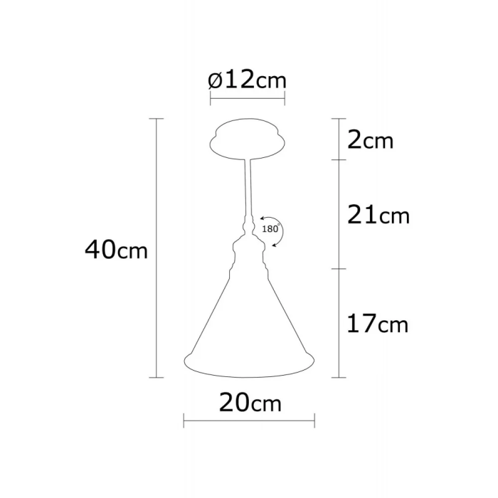 Lampe de Plafond Style Vintage "Vigo" [OPV-525NOR1306] 1