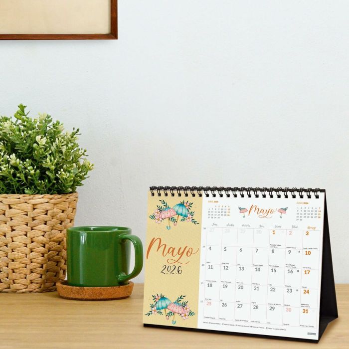 Calendrier de bureau Finocam Multicouleur Papier 21 x 15 cm 2