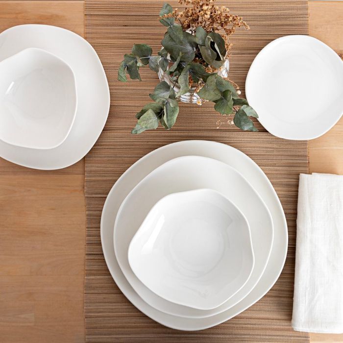 Plato Porcelana Reforzada Earth Ariane 23 cm 4 Plato Porcelana Reforzada Earth Ariane 23 cm 4