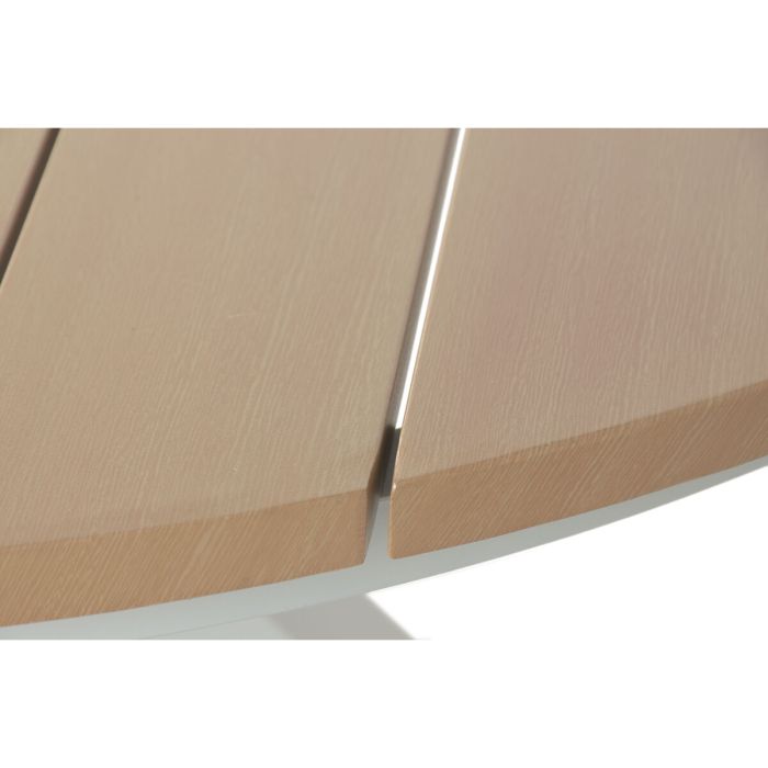 Table de Salle à Manger Home ESPRIT Blanc Aluminium 140 x 140 x 75 cm 3