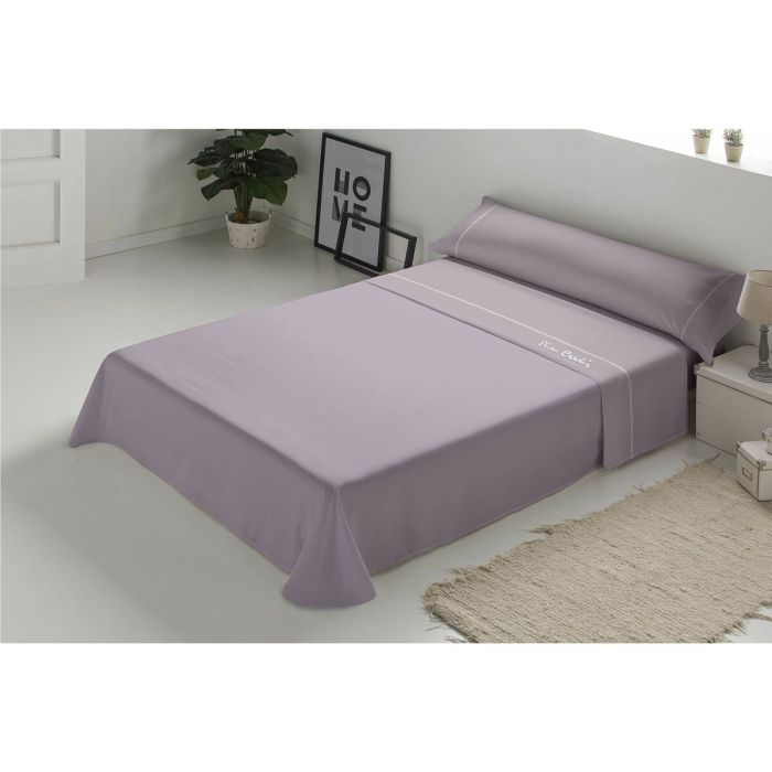 Jeu de draps Pierre Cardin ARCADIA Mauve Lit 1 persone 1